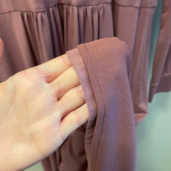 Magenta Midi, Long Sleeve Dress - Picture 9 of 9